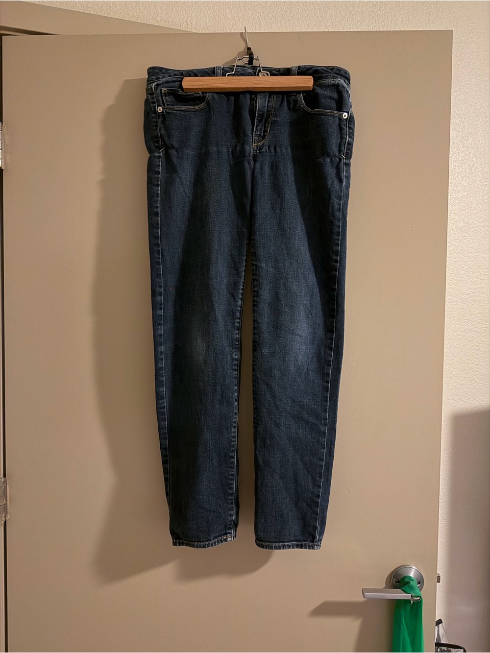Aerie Skinny Super Stretch Dark Blue Denim Jeans - Versatile Everyday Style